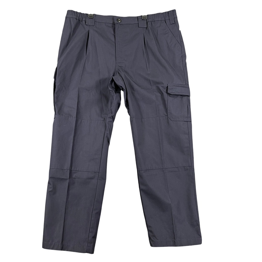 Twinhill Cargo Rip Stop Pant Men 44x32 Navy Blue Work Uniform Security Workwear